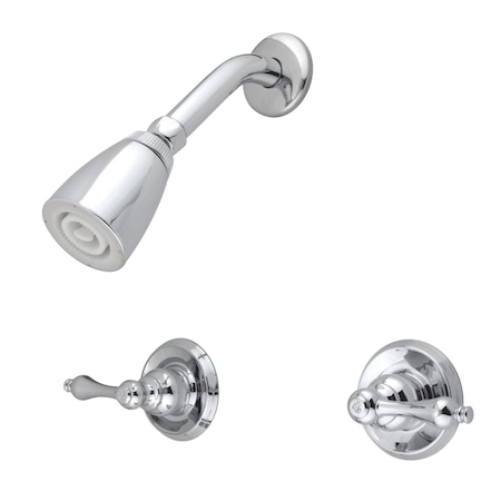 Kingston Brass Shower Faucet, Polished Chrome, Wall Mount KB241ALSO